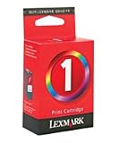 Lexmark Cartridge No. 1 - Print cartridge - 1 x colour (cyan, magenta, yellow) - 200 pages - blister with RF alarm