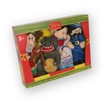 Fairytale Punch & Judy Puppet Set 17 Imported by Fiesta with Scripts in English, French, Spanish