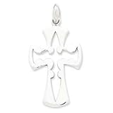 Sterling Silver Gothic Cross Pendant