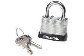 Childrens Toyshop  Tools & Hardware : Padlock With 2 Keys