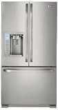 LG Kitchen Series LFX21980ST 20.5 cu. ft. Counter-Depth French Door Refrigerator with Cantilevered Glass Shelves, Multi-Air Flow Cooling System, External Ice/Water Dispenser and LCD Display