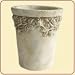 4TE0121 Landhaus Flair 1 BLUMENKASTEN PFLANZKASTEN BLUMENTOPF STEIN Guss 22,5 x 26,5 cm