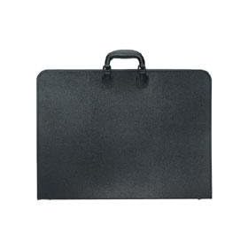 Prat Paris Start 2 Presentation Portfolio Case, Zippered Binder with Internal Holding Straps, 20 x 26 x 1, Cover Color: Black.