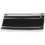 1969-72 Chevy Truck Fender Molding with Clips, Lower Front LH, Black by Dynacorn
