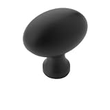Amerock BP53014FB Allison Oval Knob - Flat Black