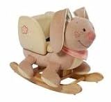 Nattou Luxury Wooden Interactive Elephant Rocker