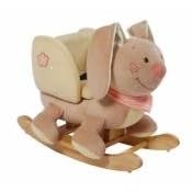 Nattou Luxury Wooden Rabbit Rocker