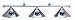 Penn State Chrome Sconce Billiard Light - 58 - NCAA Team