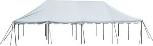 Party Tent 30 X 60 Pole Tent White Heavy Duty Vinyl