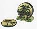 PALM TREE 5 Piece Coaster Set w/ Coaster Holder *NEW*!