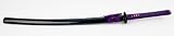 Shintogo Handmade Stainless Steel Sharp Sword, Purple with Green Rayskin