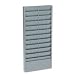 BUDDY Adjustable 11- Or 22-Pocket Time Card Rack, Textured Steel, Gray (Case of 2)