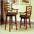 Hooker Furniture Waverly Place Ladderback Swivel Counter Stool in Cherry