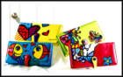 Romero Britto Large Wallet Color Flower Fish Heart NWT!
