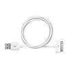 High Grade - USB Sync and Charge Cable For Apple Iphone 3G / 3GS / 4 / 4S - For Apple iPhone (All Generations), iPad (All Generations), iPod touch (All Generations), iPod Nano (All Generations) and Classic iPod (All Generations) - Dock Connector to USB Cable