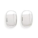 Rectangular Concave Clip-On Earrings