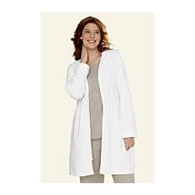 Women's Plus Size Solid Knee-length Zip-front Robe