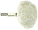 SE Mushroom Shape Medium Cloth Polishing Bur- 1/4