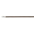 3mm Brown Synthetic Velvet Choker 16" With Sterling Silver Clasp