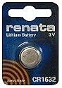 Single Renata Watch Battery Ref: CR1632