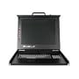 StarTech 1U 17-Inch Rack Mount LCD Console with 8-Port Multi-Platform KVM (RACKCONS1708)