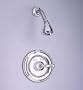 American Standard T212.730.234 Satin / Chrome Hampton Single Handle Shower Valve Trim with Metal Lev