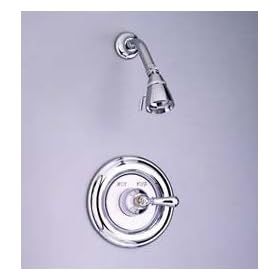 American Standard T212.730.234 Satin / Chrome Hampton Single Handle Shower Valve Trim with Metal Lev
