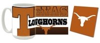 Texas Longhorns Mug and Coaster LONGHORNS