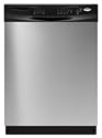 Whirlpool : DU1055XTVS 24in Full Console Dishwasher with 4 Wash Cycles Stainless Steel