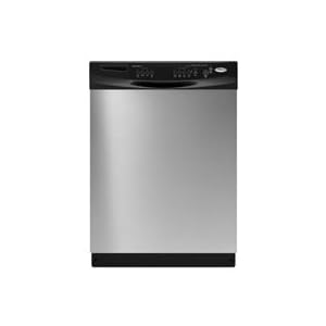 Whirlpool : DU1055XTVS 24in Full Console Dishwasher with 4 Wash Cycles Stainless Steel by