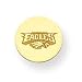14K Philladelphia Eagles Disc w/Logo Post Earrings