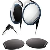 OMX52 Street Line Supraural Stereo ClipOn Headphones with Exchangeable Covers