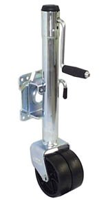 Heavy-Duty 2000 LB Capacity Trailer Tongue Jack with Dual Wheels