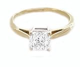 EGL Certified 11.63ct J/SI1 Radiant Cut Diamond Engagement Ring in 18ct Solid Yellow Gold