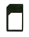 MicroSim SIM card holder noir pour iPad, iPhone 4