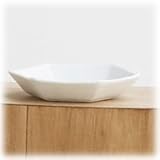 【波佐見焼 和皿・洋皿】 白けずり 六角皿（中） 3個組 〔キャッシュバックキャンペーン対象商品〕