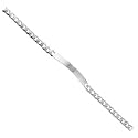 Men's Sterling Silver Identity Bracelet