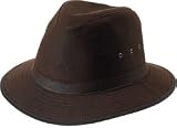Woolrich Mens Packable Oilskin Waxed-Cotton Hat