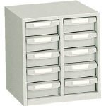 TRUSCO バンラックケースB型 引き出し色:ネオグレー 2列5段 B25