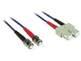 CABLES TO GO 5m SC/ST Duplex 62.5/125 Multimode Fiber Patch Cable BLUE Pull-Proof Jacket Design