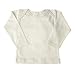 Under the Nile Organic Long Sleeve Lap Shoulder Tee, Natural, 6-9 Months