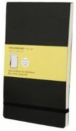Moleskine Reporter Notebook, Large, Squared, Black, Soft Cover (5 x 8.25)