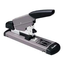 Swingline SWI39005 Heavy-Duty Stapler- 30-160 Sheet Capacity- Gray-Blue