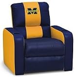 Michigan Wolverines Dreamseat, Sports Themed Leather Recliner