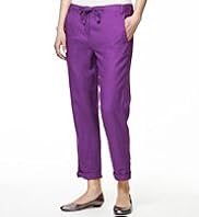 Pure Linen Peg Leg Trousers