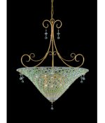 black Friday Crystorama 5905 BG Violet Signature Ceiling BurnishedB003K5X8DI