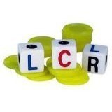 LCR Dice Game Red ChipsB000HZZTUE