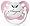 Expressions Pacifiers-"Angel" in Pink