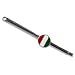 Forzieri Italian Flag Silver Plated Tie Clip