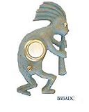 Kokopelli Doorbell - Hand-painted